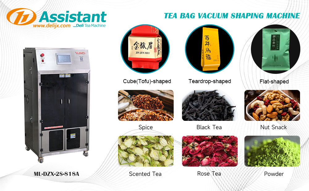 Product Sample Of Teardrop-shaped Tea Bag Machine